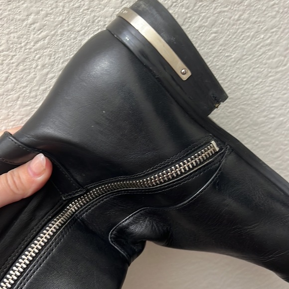 Sz 6 Michael Kors leather knee boots - Picture 6 of 8